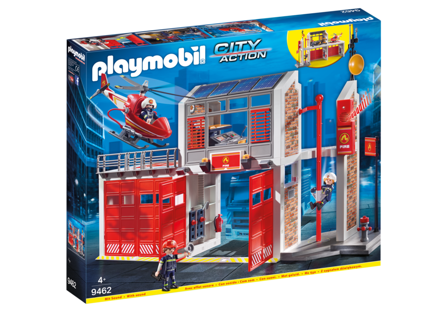 9462 Grande Centrale Dei Vigili Del Fuoco - Playmobil
