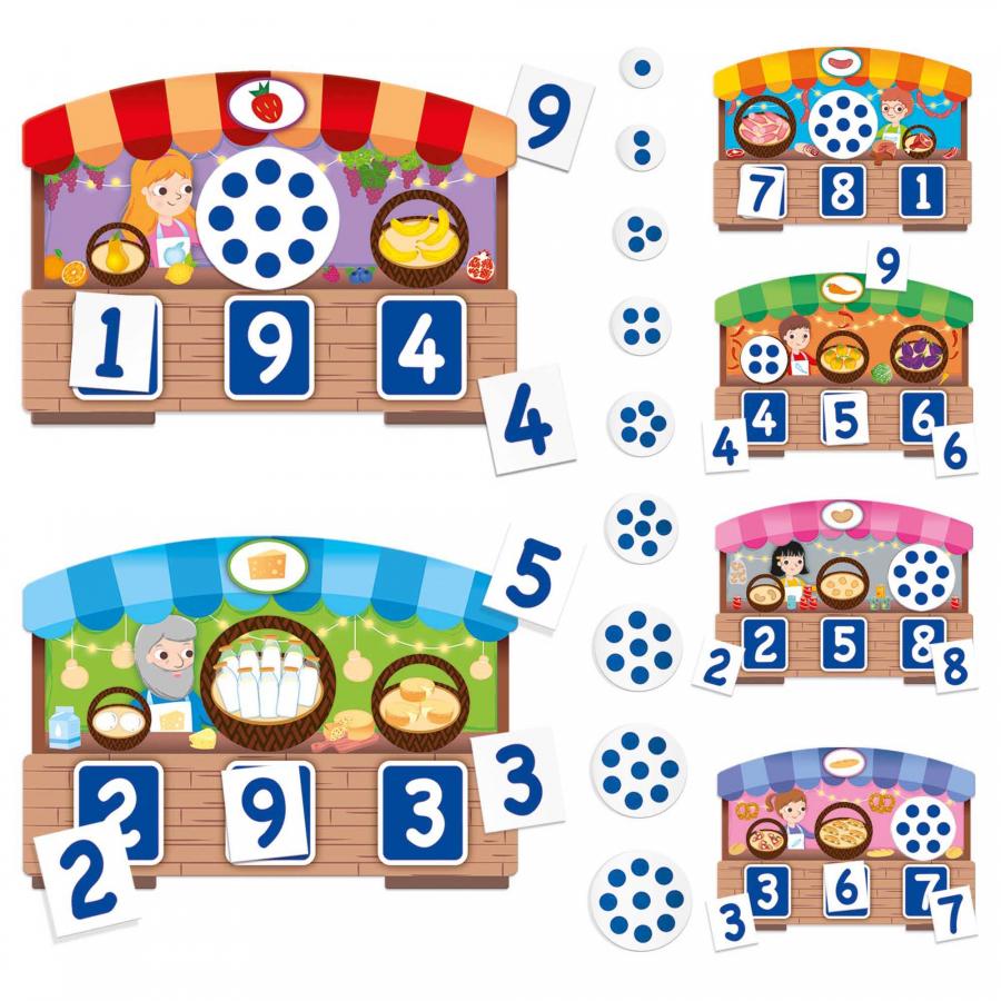 Tombola Tattile Dei Numeri Montessori - Headu