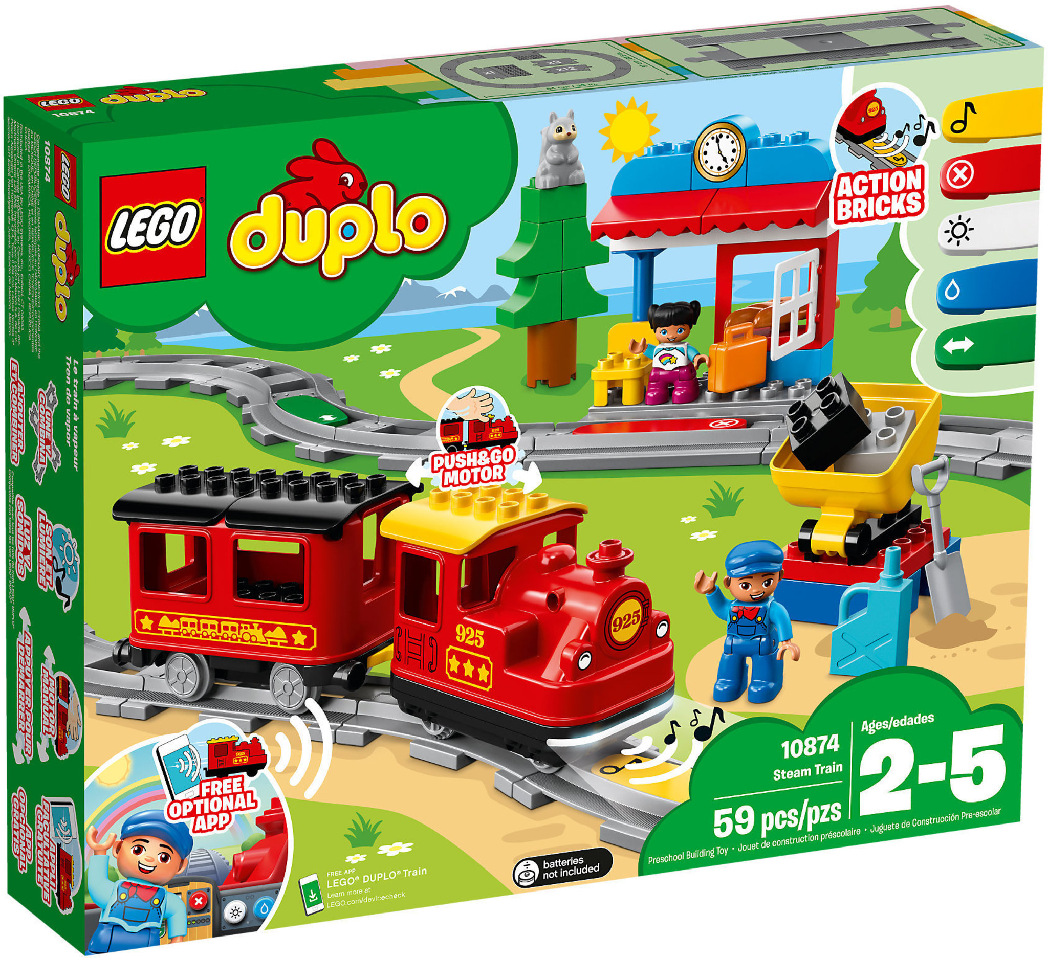 10874 Duplo Treno A Vapore - Lego