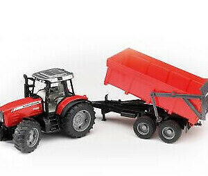 Trattore Massey Ferguson Con Rimorchio 2045 - Bruder
