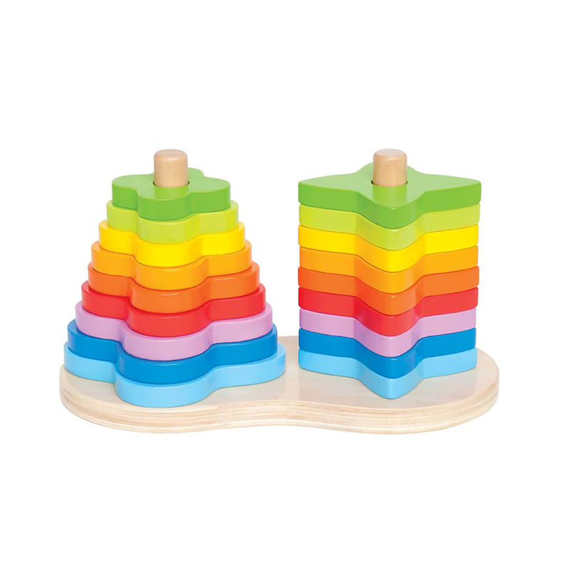 Doppia Piramide Arcobaleno - Hape