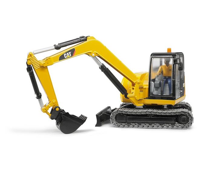 Mini Scavatore Cat Con Personaggio 2466 - Bruder
