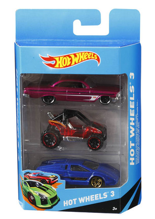 Hot Wheels Set 3 Auto - Mattel