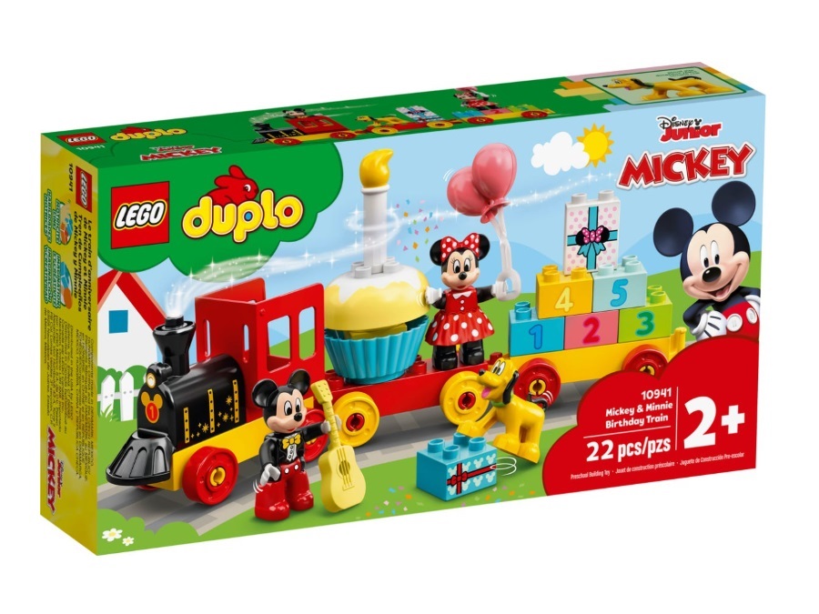 10941 Duplo Il Treno Del Compleanno Di Topolino E Minnie - Lego