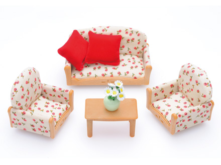 Divano Con Poltrone E Tavolino - Sylvanian Families