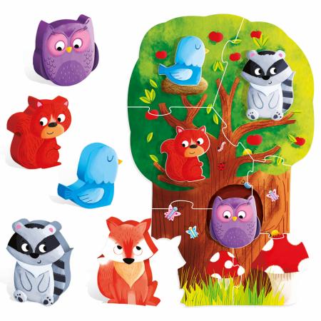 Montessori First Puzzle Foresta - Headu