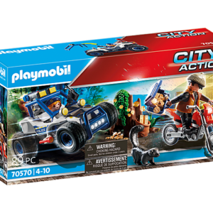 70570 Quad Della Polizia Con Ladro - Playmobil