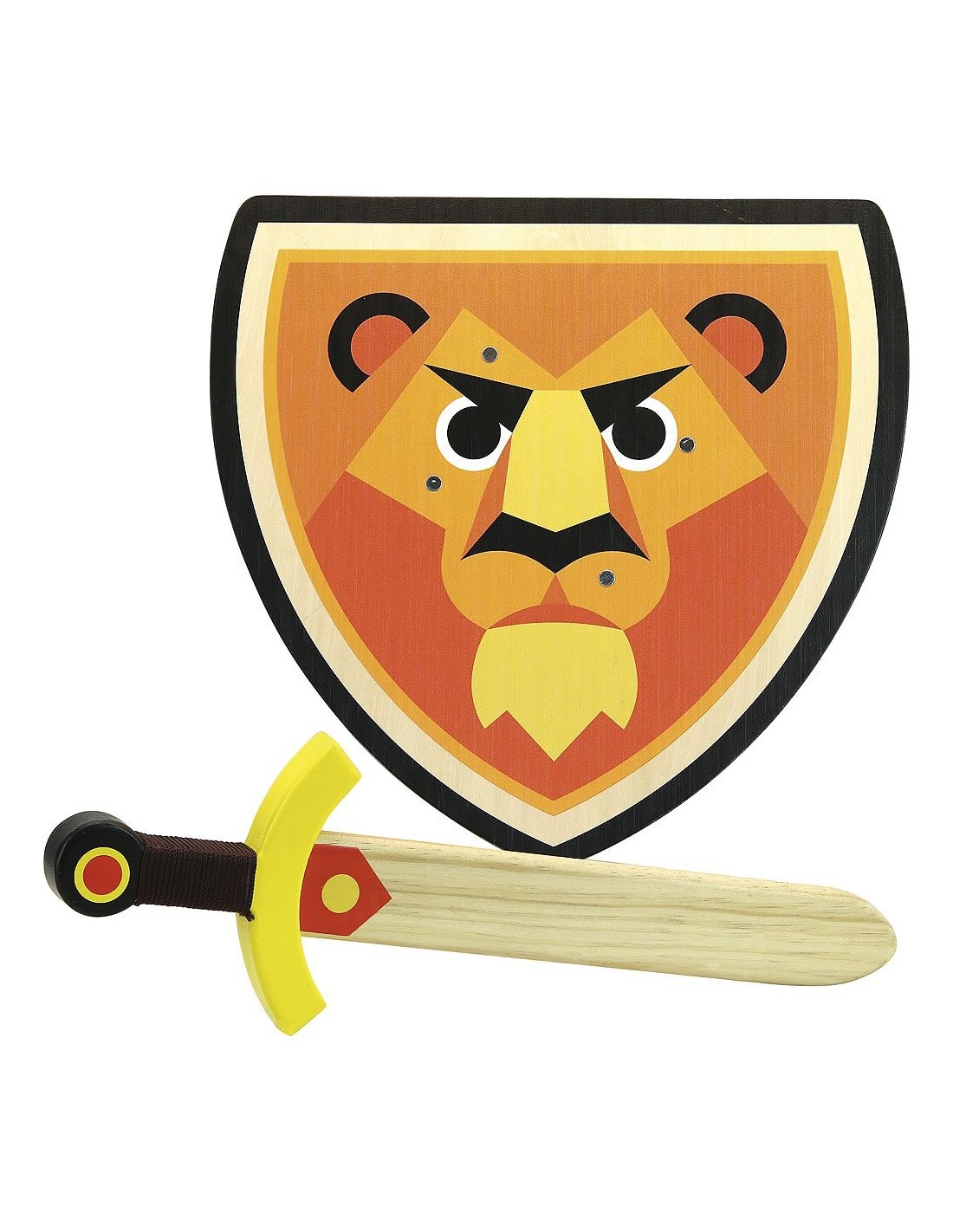 Spada E Scudo In Legno Leone - Vilac