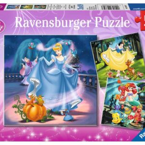 Puzzle 3x49 Pezzi Disney Princess - Ravensburger
