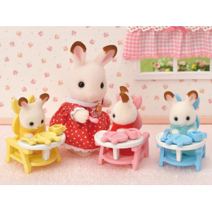 Trigemini Conigli Cioccolato Con Accessori - Sylvanian Families