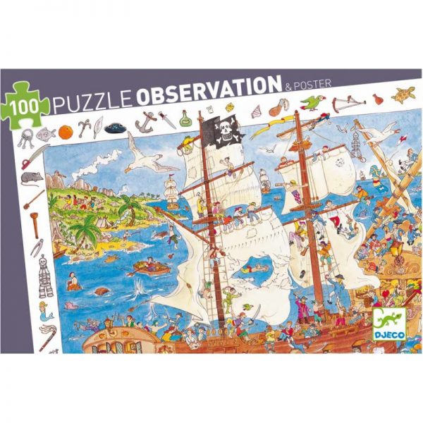 Puzzle Observation Pirati - Djeco