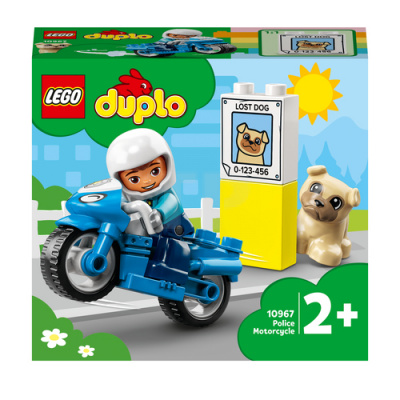 10967 Duplo Motocicletta Della Polizia - Lego