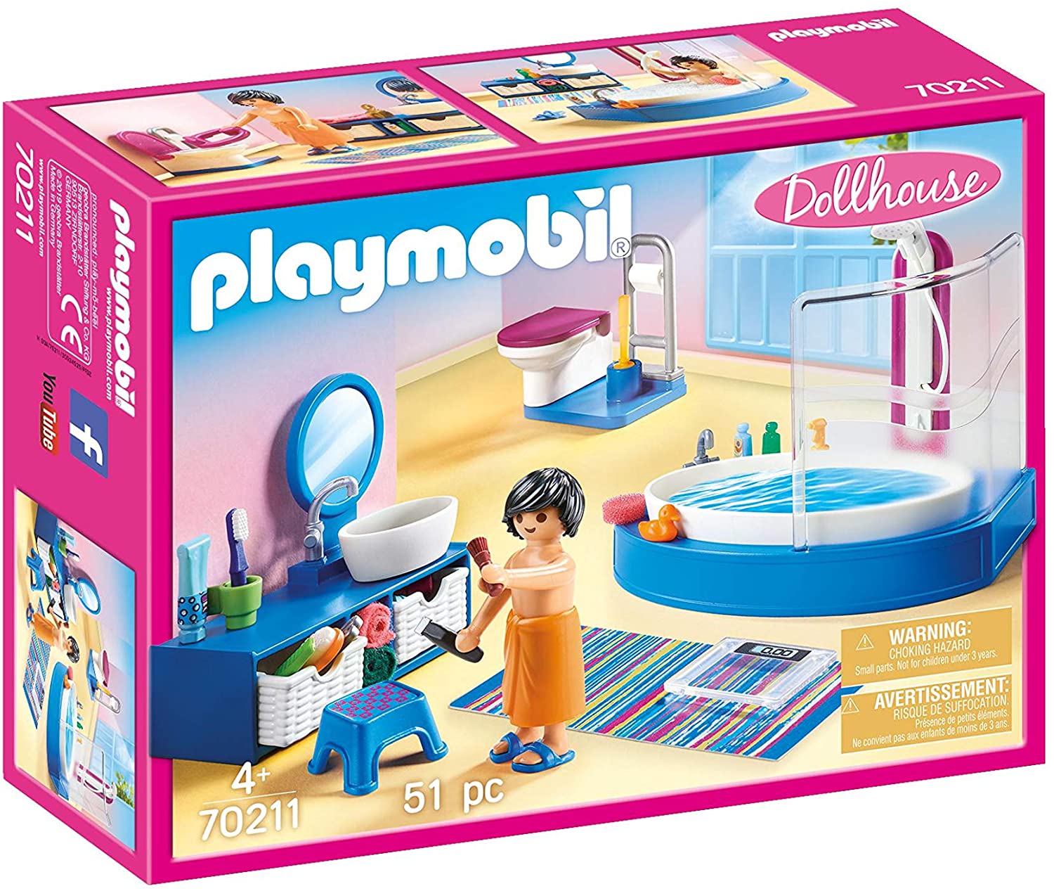 70211 Bagno Con Vasca - Playmobil