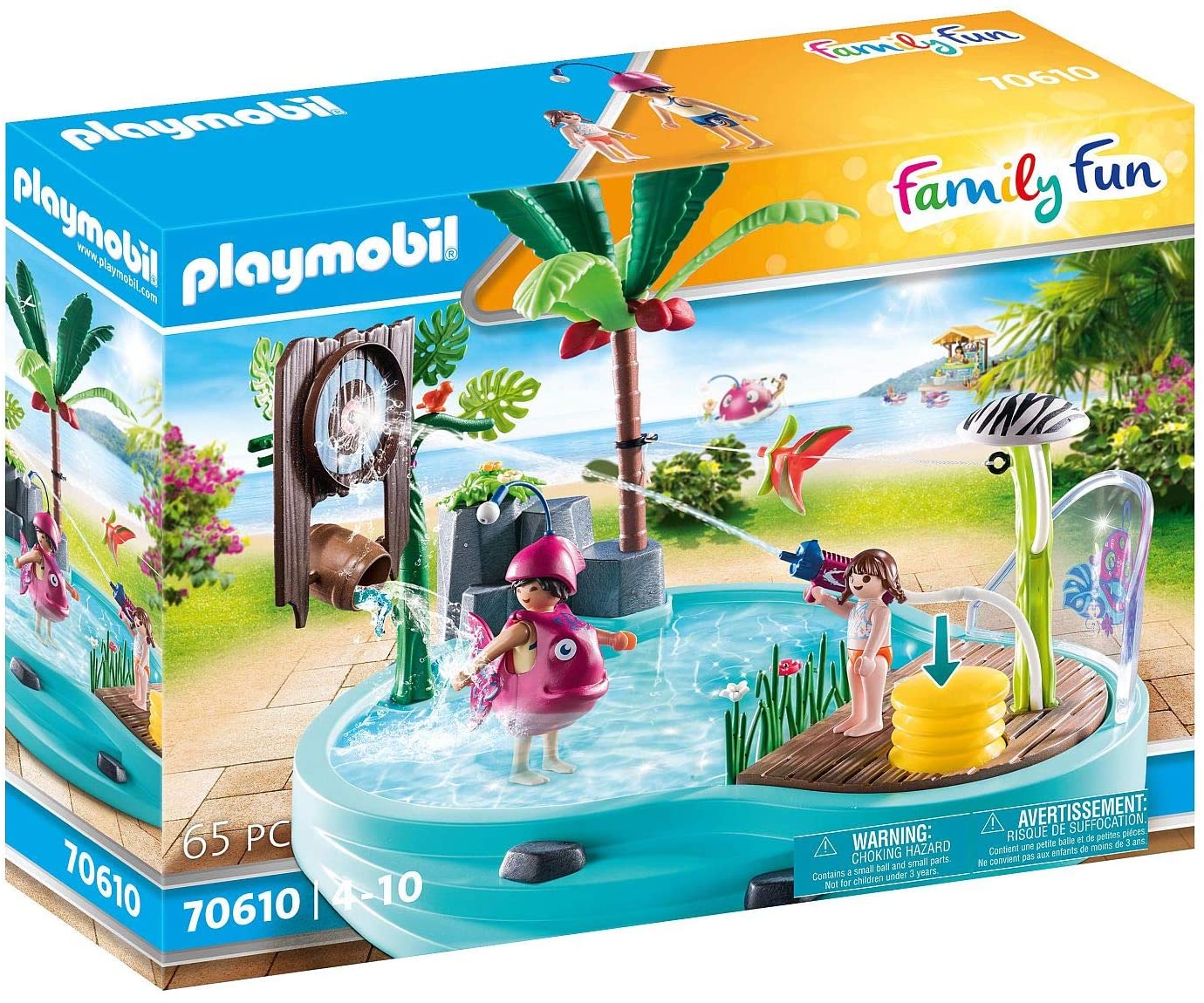 70610 Piscina Con Giochi D'Acqua - Playmobil