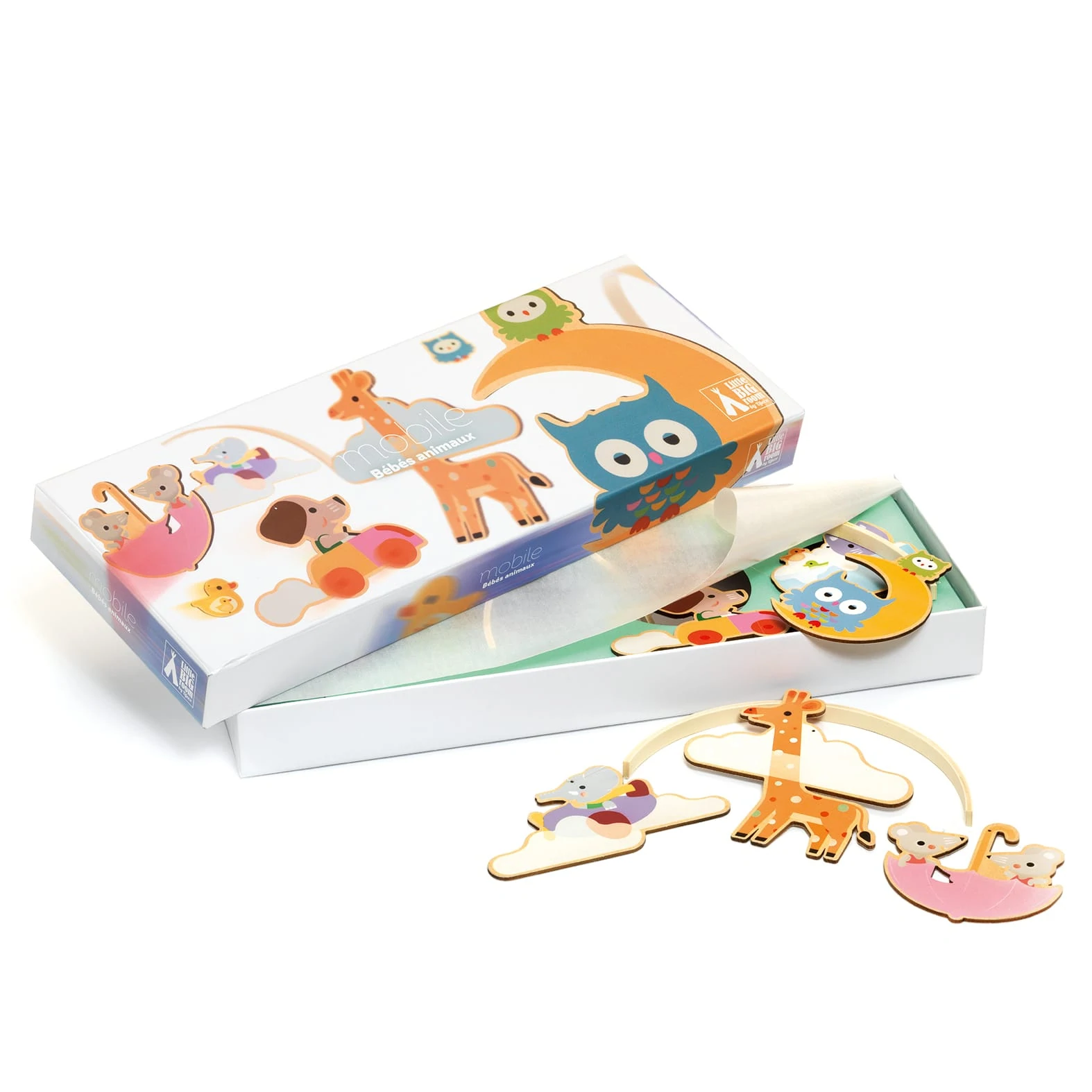 Giostrina In Legno Baby Animals - Djeco