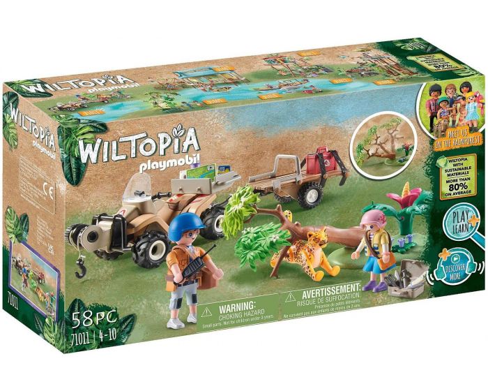 71011 Quad Di Soccorso Animali Dell'Amazzonia - Playmobil