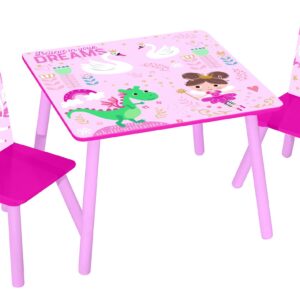 Tavolino In Legno Con Sedie Princess - La Giraffa