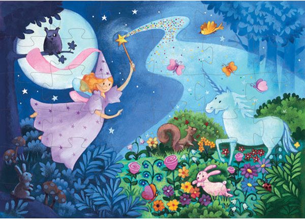 Puzzle Silhouette Fata - Djeco