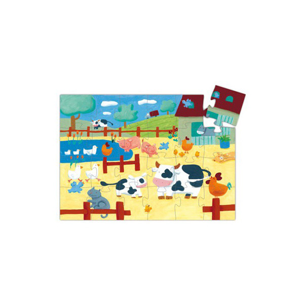 Puzzle Silhouette Mucca - Djeco