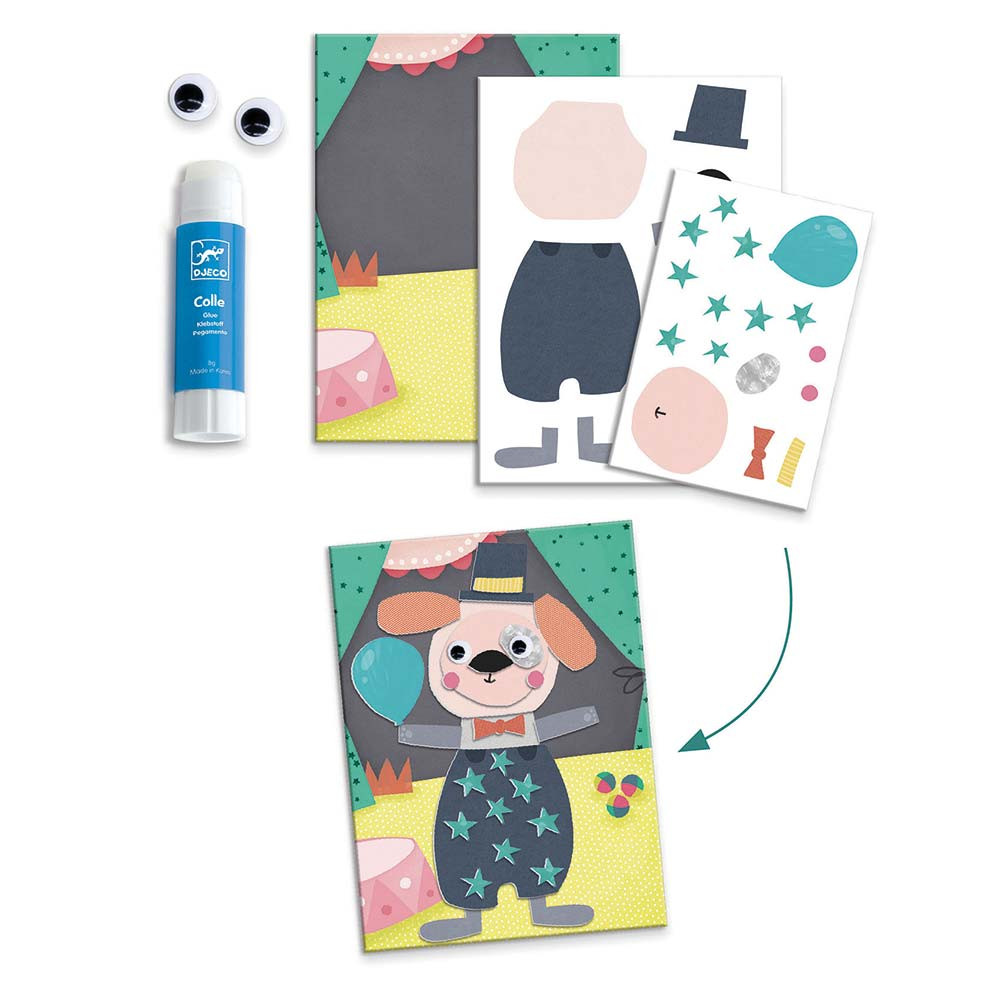 Set Attività Creative Gli Animali E La Loro Casa - Djeco