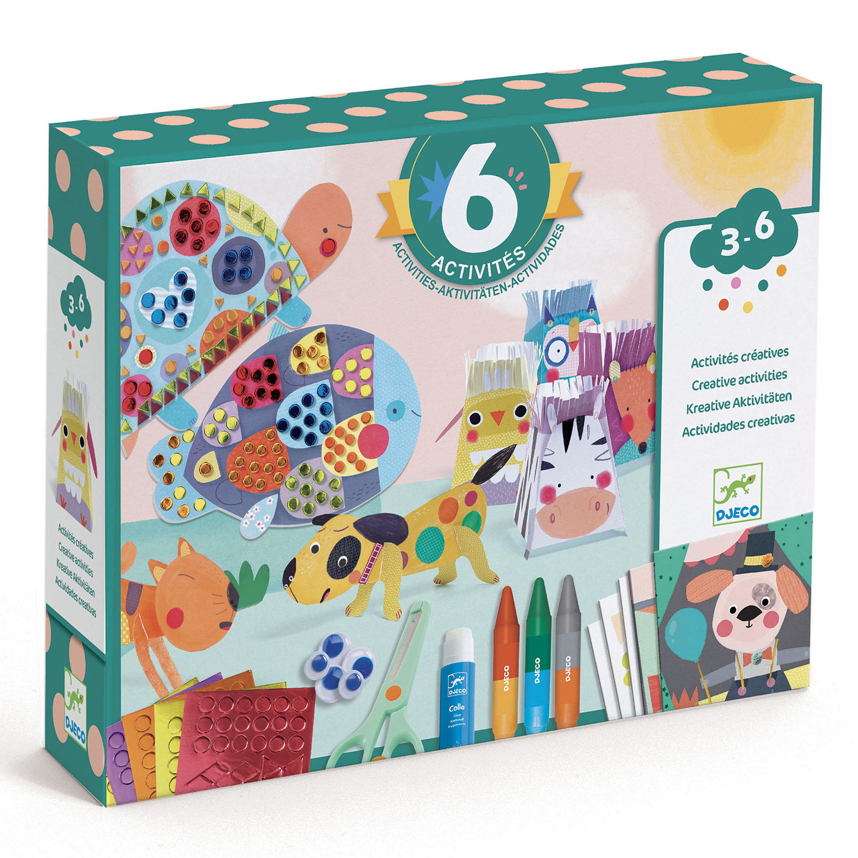 Set Attività Creative Gli Animali E La Loro Casa - Djeco