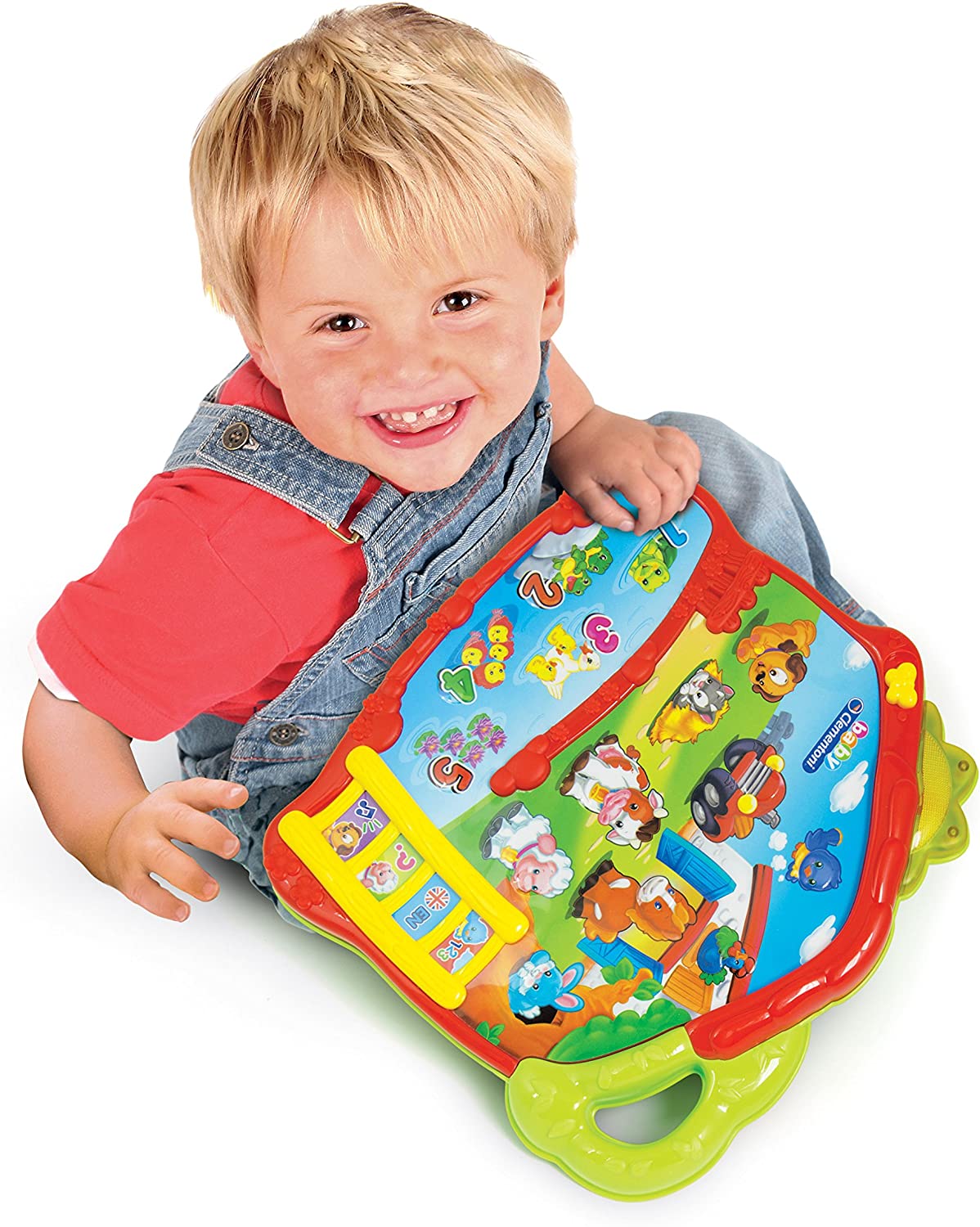 Clementoni Baby Fattoria Canta E Impara - Centro Attività 18-36 Mesi, 4 Modalità Gioco | Gioco Educativo Italiano Numeri Animali Inglese