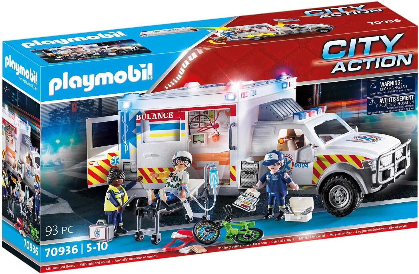 70936 Pronto Soccorso US Ambulanza - Playmobil