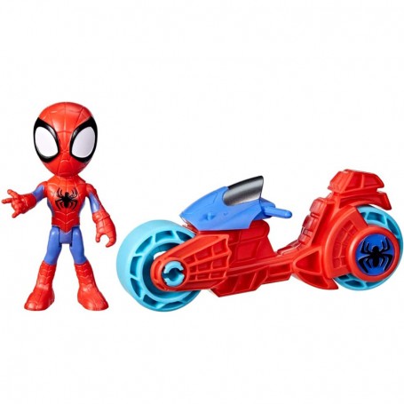 Personaggio Spidey Con Moto - Hasbro