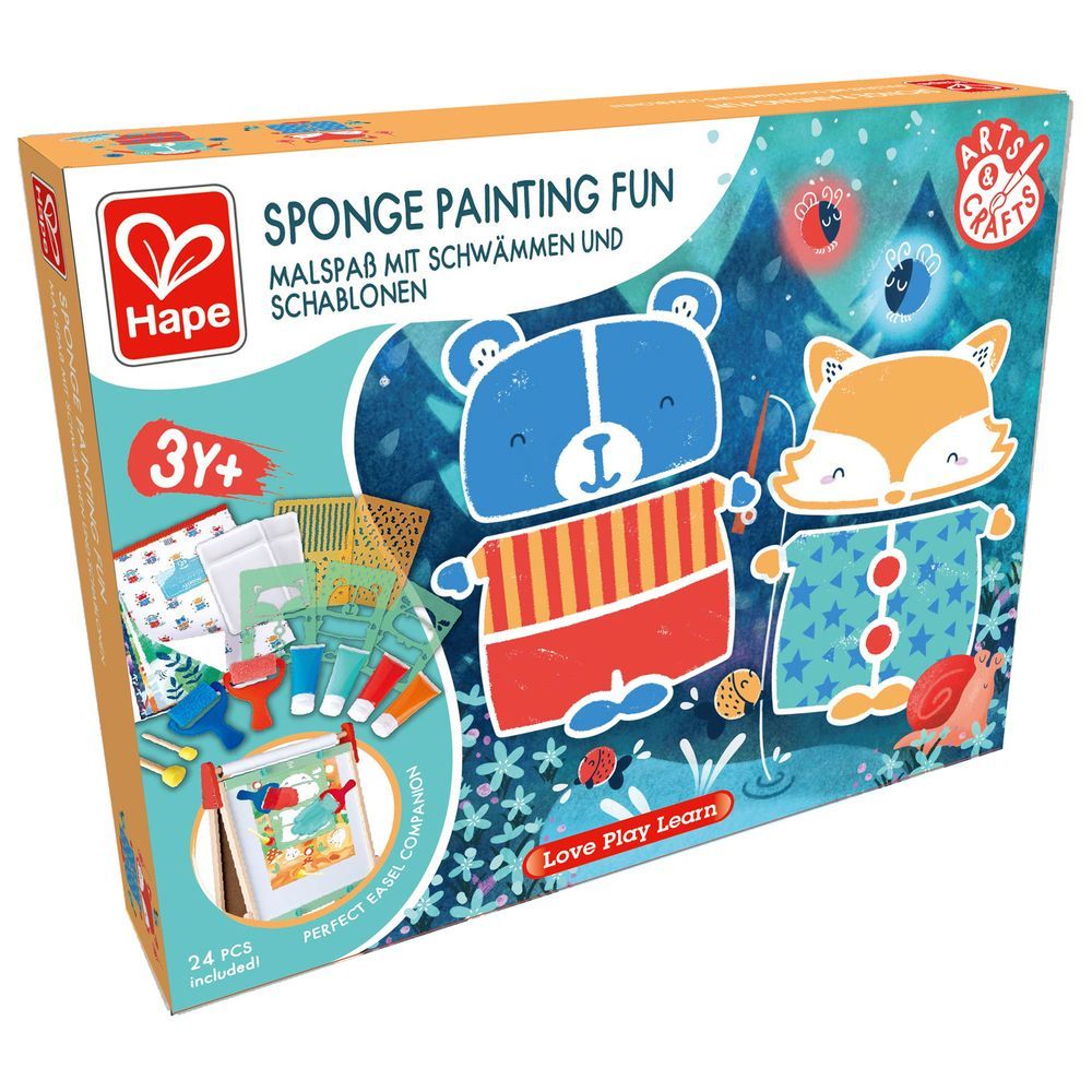 Set Pittura Con Spugna - Hape