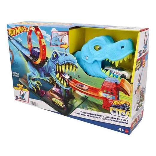 Hot Wheels Pista Sfreccia Sul T-Rex - Mattel