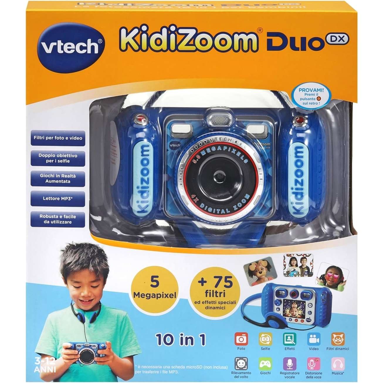 Macchina Fotografica Kidizoom Duo Dx Blu - Vtech