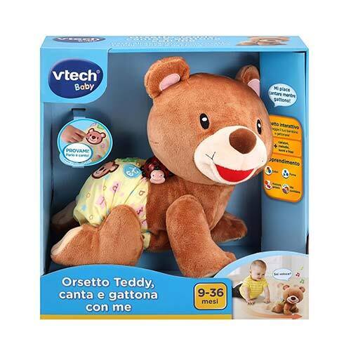 Orsetto Teddy Canta E Gattona Con Me - Vtech