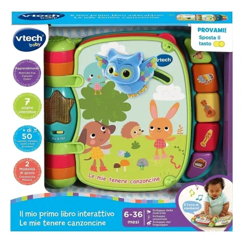 Il Mio Primo Libro Interattivo Le Mie Tenere Canzoncine - Vtech
