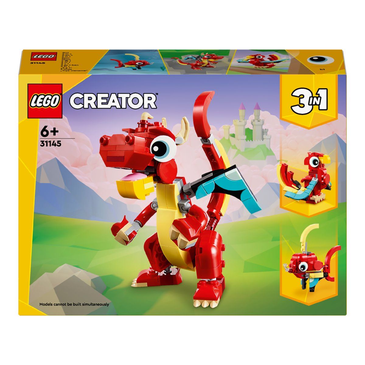 31145 Creator Drago Rosso - Lego