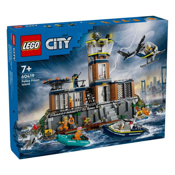 60419 City Prigione Sull'Isola Della Polizia - Lego