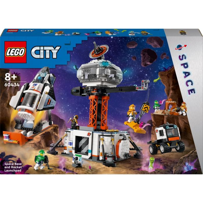 60434 City Base Spaziale E Piattaforma Di Lancio - Lego
