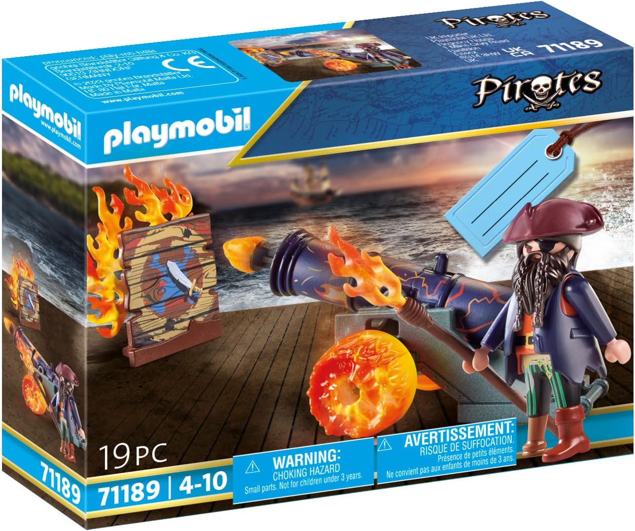 71189 Pirata Con Cannone - Playmobil