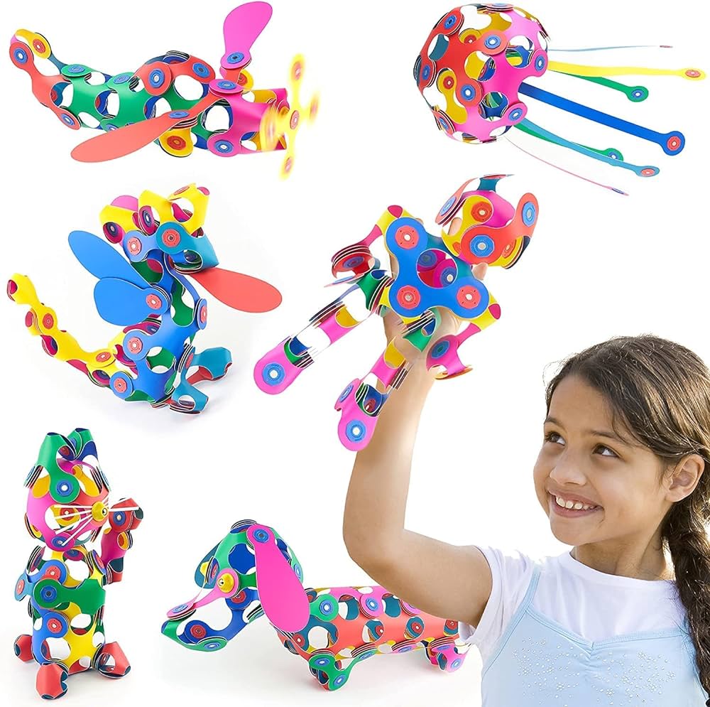 Costruzioni Con Magneti 60 Pezzi Rainbow - Clixo