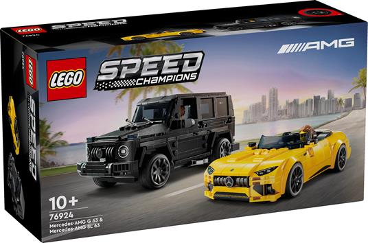 76924 Speed Mercedes AMG G 63 E Mercedes AMG SL 63 - Lego