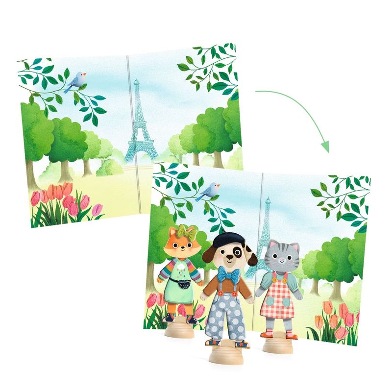 Collage Bonjour Paris - Djeco