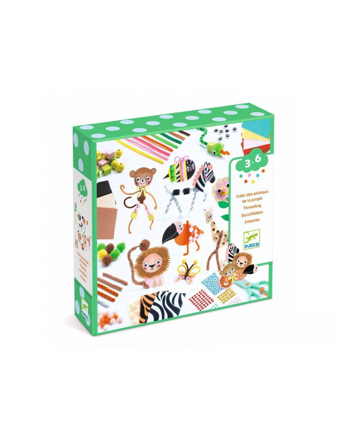 Kit creativo animali della giungla - Djeco