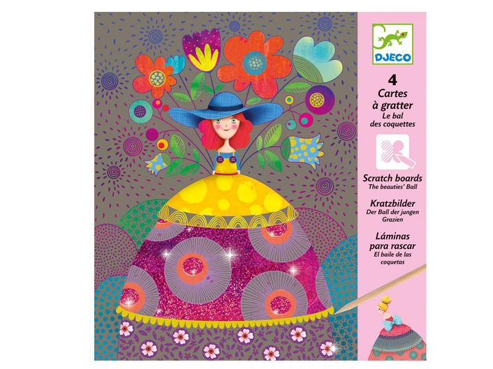 Scratch cards Dame danzanti - Djeco