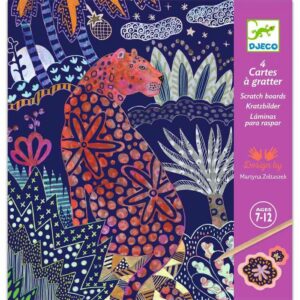 Scratch cards animali della savana - Djeco