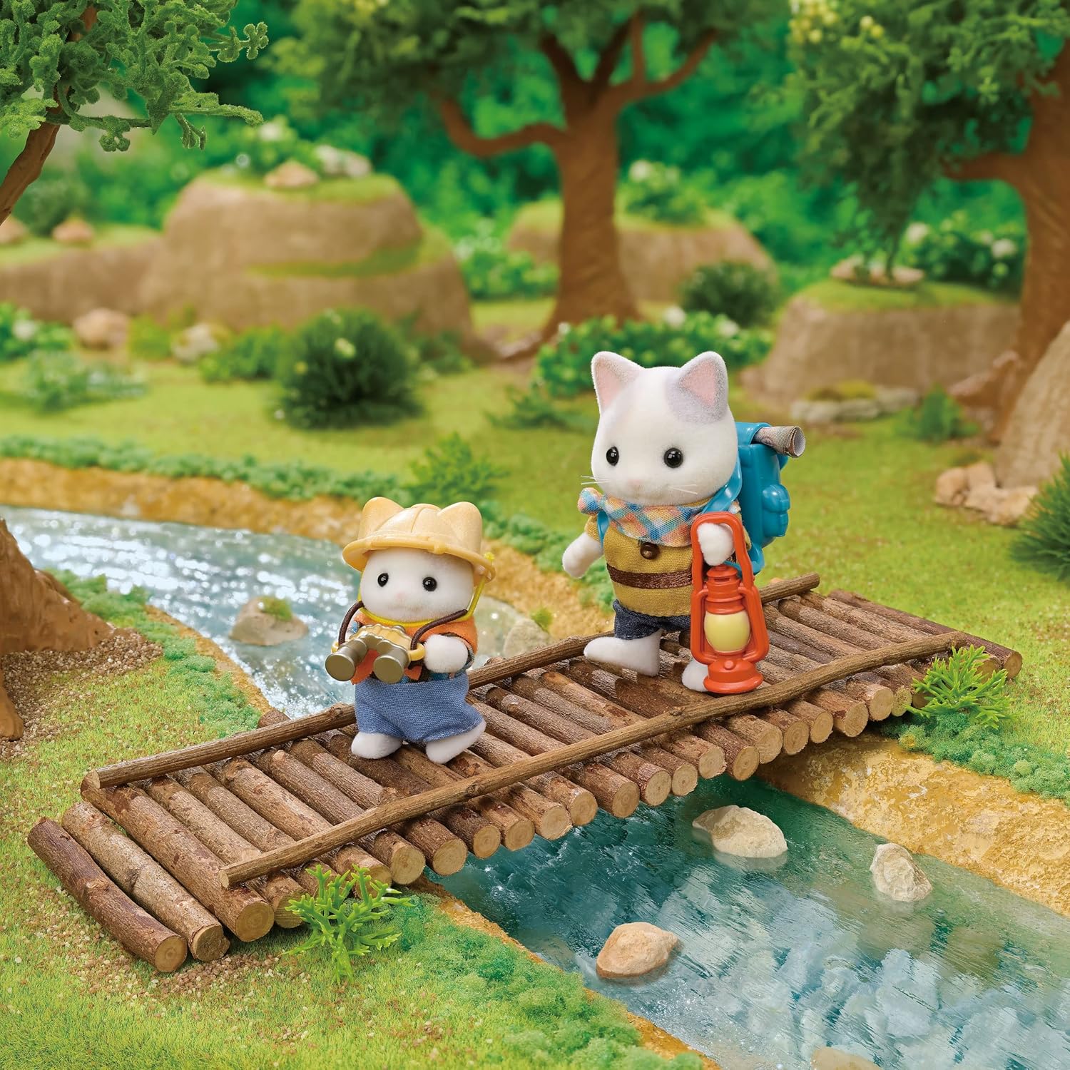 Set Da Esplorazione: Fratello e Bebè Gatto Latte - Sylvanian Families