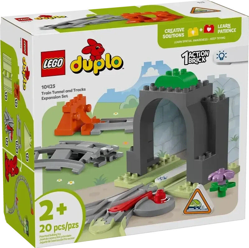10425 Duplo Pack Di Espansione Tunnel E Binari Ferroviari - Lego