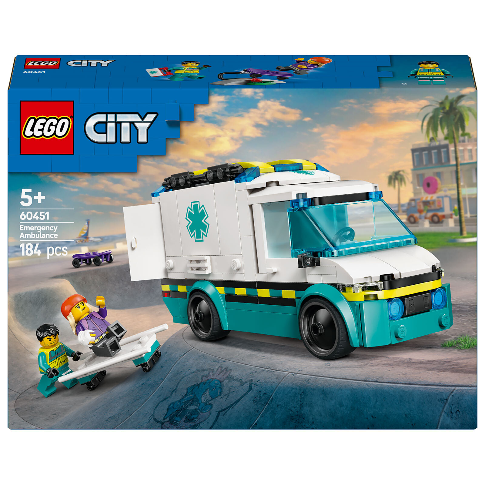 60451 City Ambulanza Di Emergenza - Lego