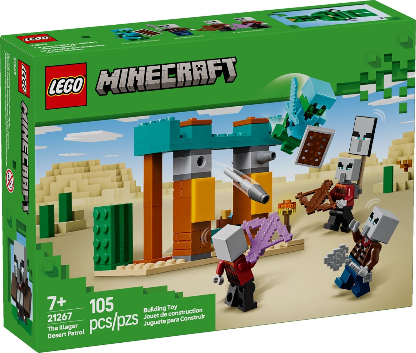 21267 Minecraft Pattuglia Nel Deserto Della Bestia - Lego