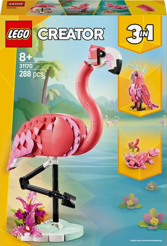 31170 Creator Animali Sevatici: Fenicottero Rosa - Lego