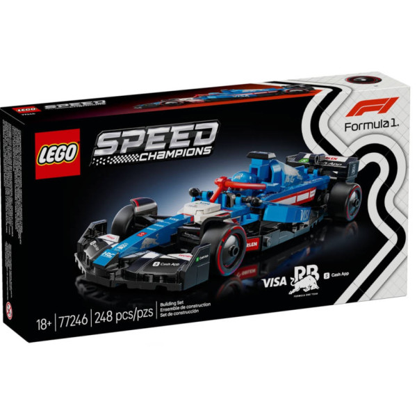77246 Speed Champions Auto Da Corsa F1 Visa Cash App RB VCARB 01 - Lego