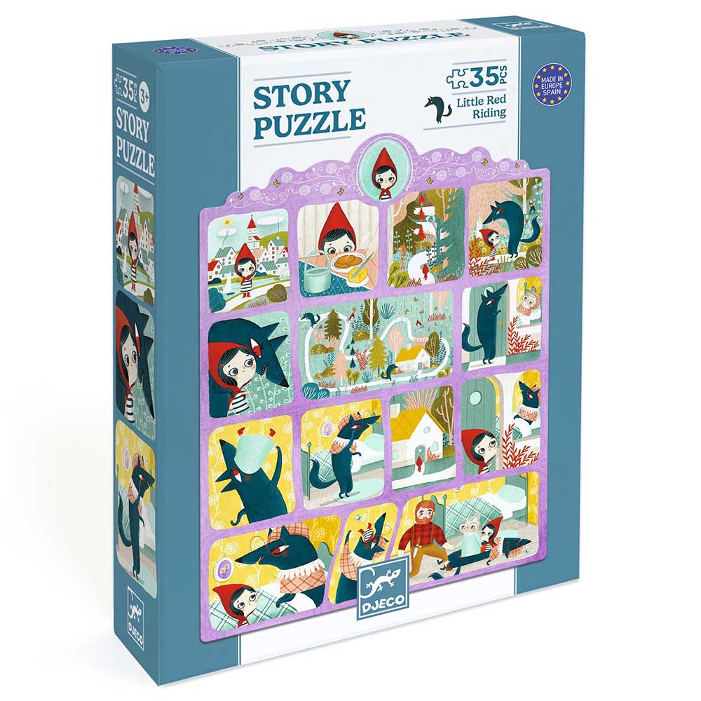 Puzzle Story Cappuccetto Rosso - Djeco - immagine 2